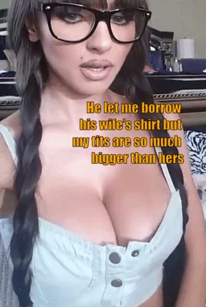 He ended up ripping her shirt off me anyways