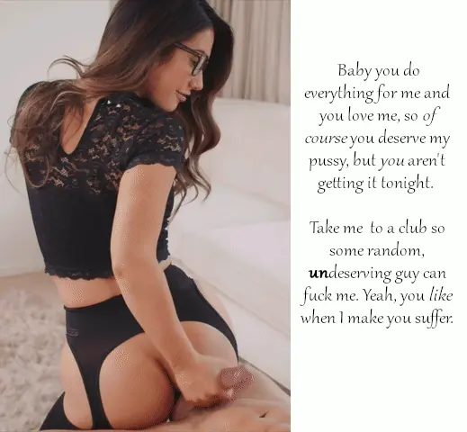 Her pussy is for other men only.