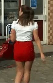 Corrie Helen is stunning in sexy work outfit!