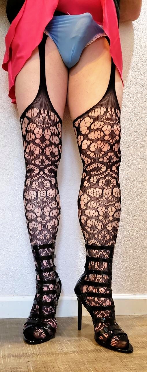 A sissy enjoying the outfit