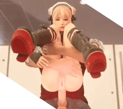 Marie Rose has some fun inside the men’s public toilet