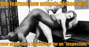 It's a completely different experience with you. She definitely prefers your boss