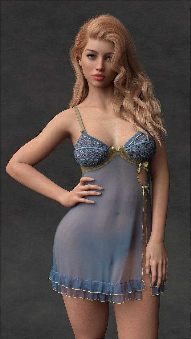 3d blonde