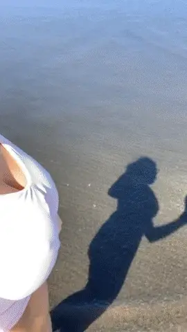 Beach Boob Selfie