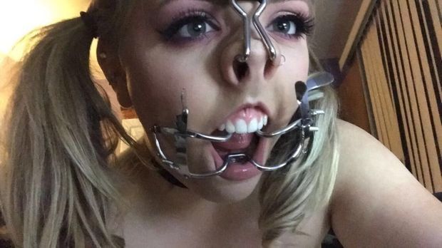 Teen Hooked & Gagged