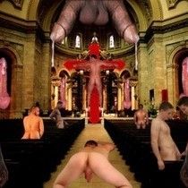 Worship COCK and defile church.