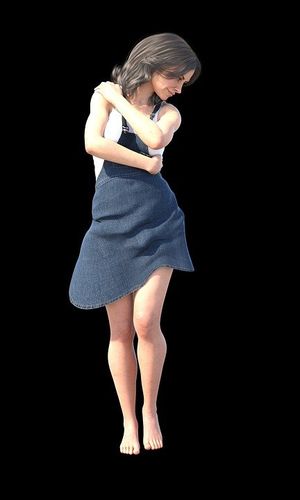 Woman, Model, 3D Art, Fashion, Dress, Legs, Sexy, 3D