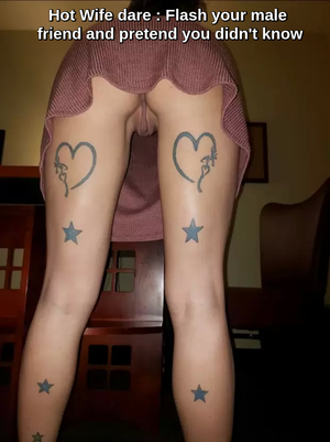 HotWife dare with her guy best friend over