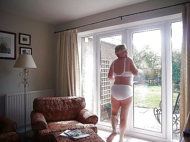 Mother in the livingroom.
