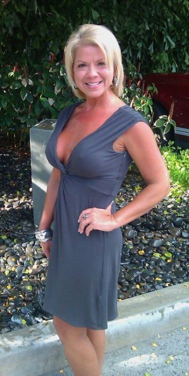 Mother is still a beautiful woman.