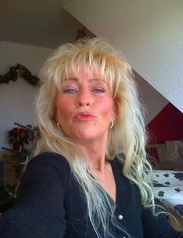 Mother is still a beautiful woman.