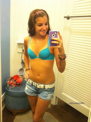 Trying On A Bikini Selfie