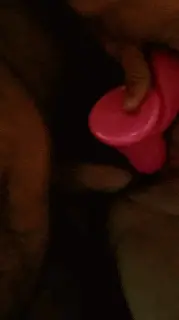 Dildo and cock in bbw pussy