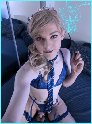 White sissy faggot princess