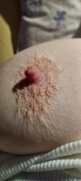 My Wife Donna's Super Hard Nipple