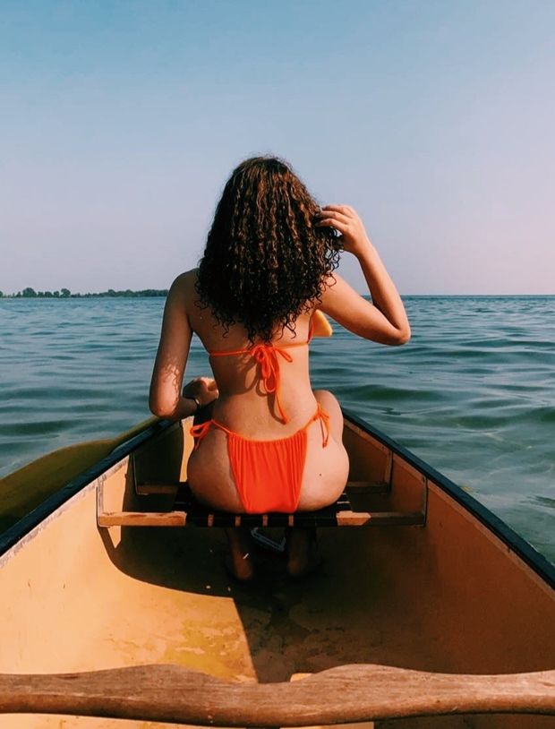 Faith ass in boat