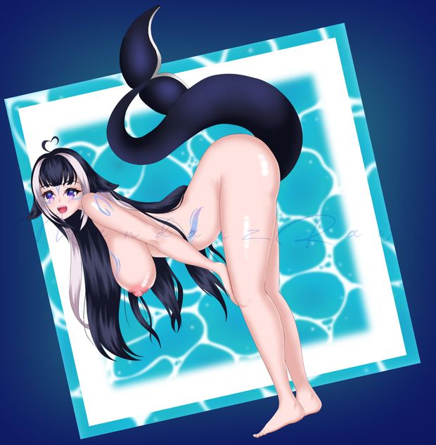 Shylily bends over