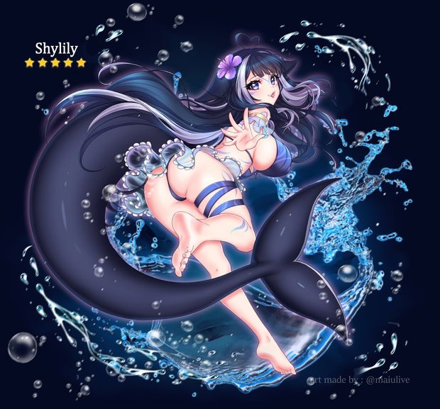Shylily as a genshin character