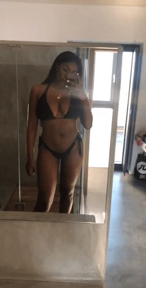 Shani Jamilah looking sexy in her bikini