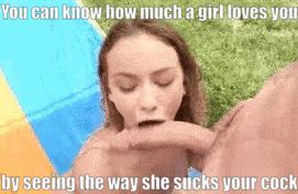Does she suck you like this, cuck?