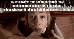 My wife is very passionate about helping her students learn the piano.