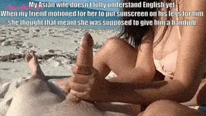 My wife is still learning English, so she likes to spend a lot of time around my friends while I'm at work to practice with them.'m at work to practice with them.