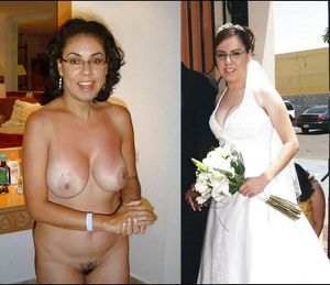 Bride without her gown