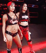 Nikka Bella's sexy booty popping swing entrance