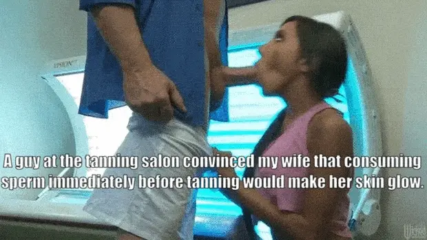 My wife insists on being tan year-round. Luckily there is a salon right down the road from our house that she can go to.