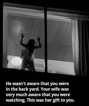 Fuck me up against the window.