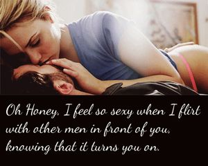 And I always bring a wet pussy home for you.