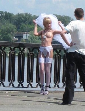 not a blushing bride