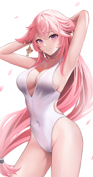 Sexy swimsuit Yae miko