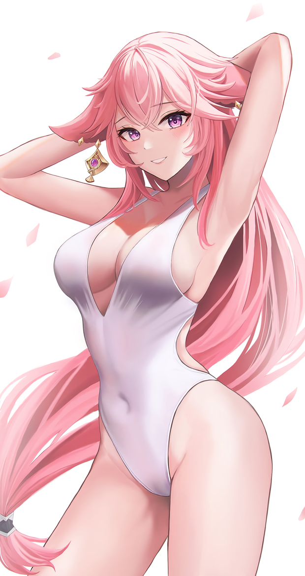 Sexy swimsuit Yae miko