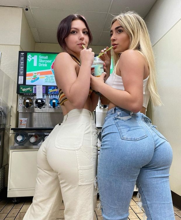 hot babes in tight pants