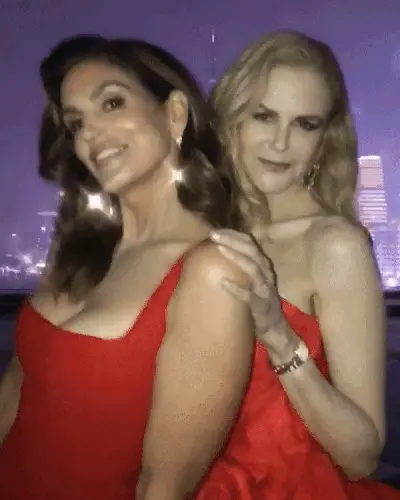 Cindy Crawford and Nicole Kidman