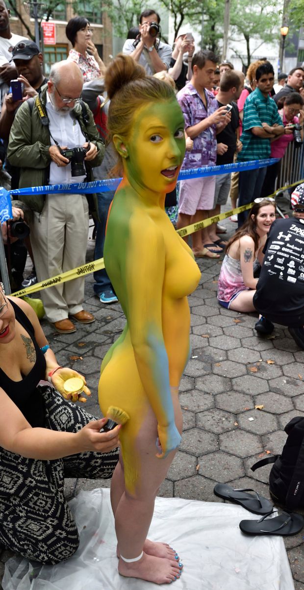 Nude In Public