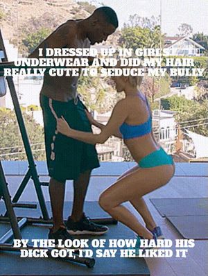 I dressed up really cute to seduce my bully...