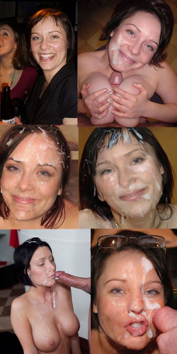 Sweet lady getting a lot of cum