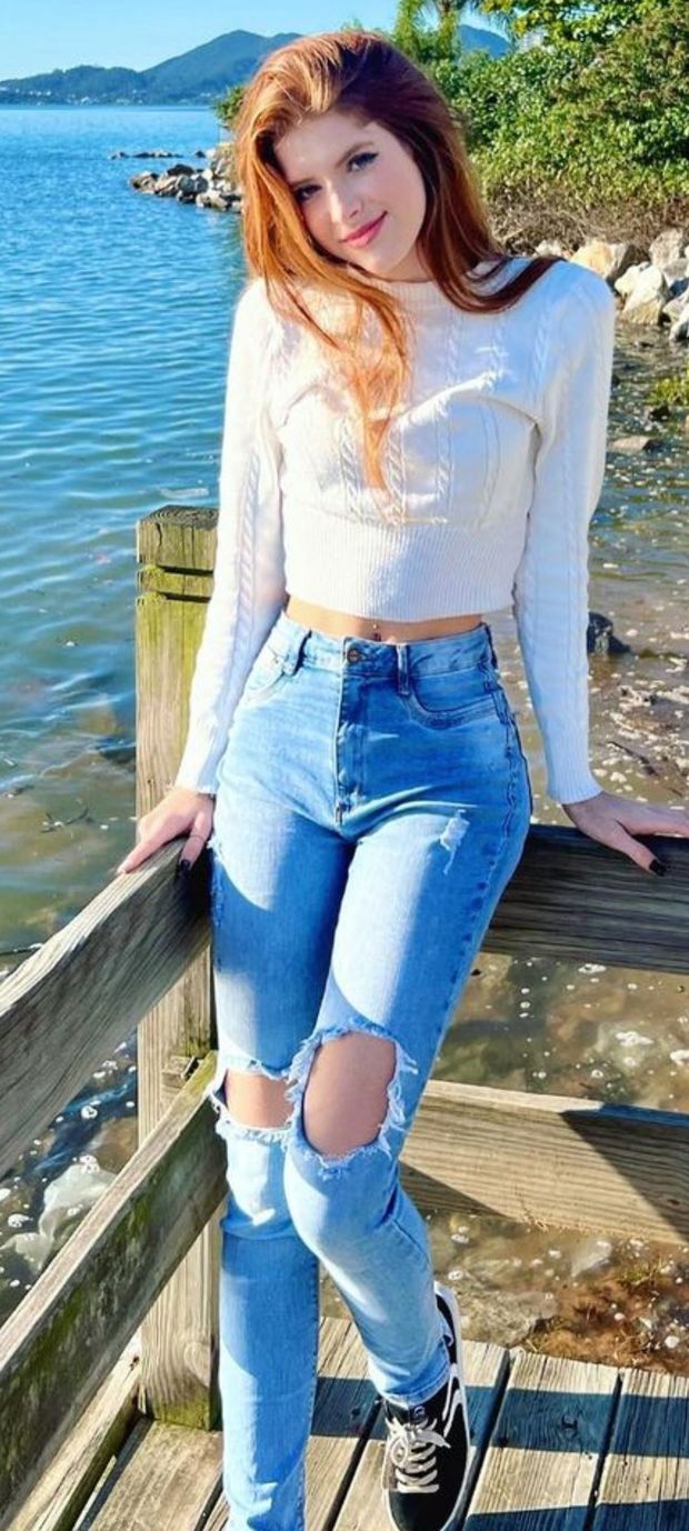 Julia white sweater