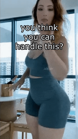Big ass teasing