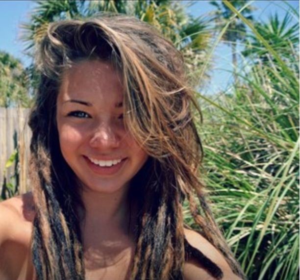 smiling hippie