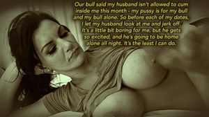 cumming for her before she goes to her bull