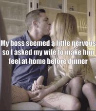 Hotwife handjob before dinner