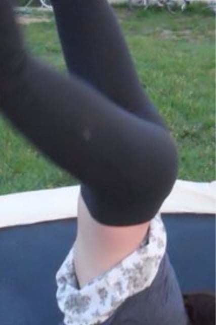 Teen ass in leggings