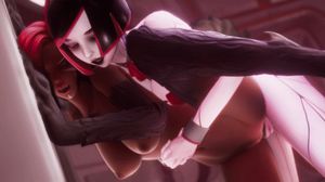 Furry hottie fucked from behind by a Robo Chick.