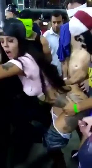 latina / whore / selfie / miniskirt / party sex / orgy / fuck at the disco / brunette / big tits