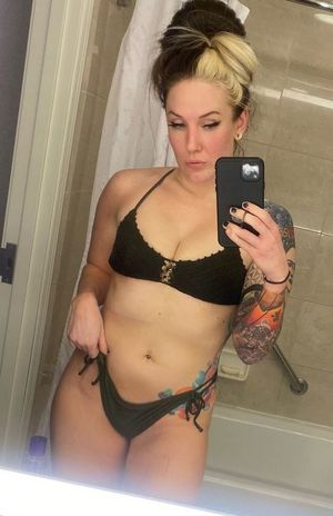 Allysin Kay bikini selfie hot little tits sexy belly button