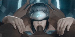 Motoko Kusanagi face fucked by GB