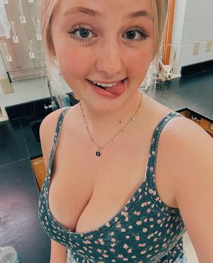 Anya tongue out in class